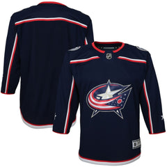NHL Columbus Blue Jackets Youth Home Premier Jersey - Navy