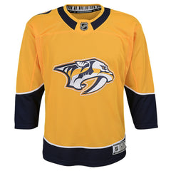 NHL Nashville Predators Youth Home Premier Blank Jersey - Yellow