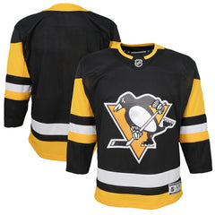 NHL Pittsburgh Penguins Youth Home Premier Blank Jersey - Black