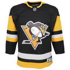 NHL Pittsburgh Penguins Youth Home Premier Blank Jersey - Black