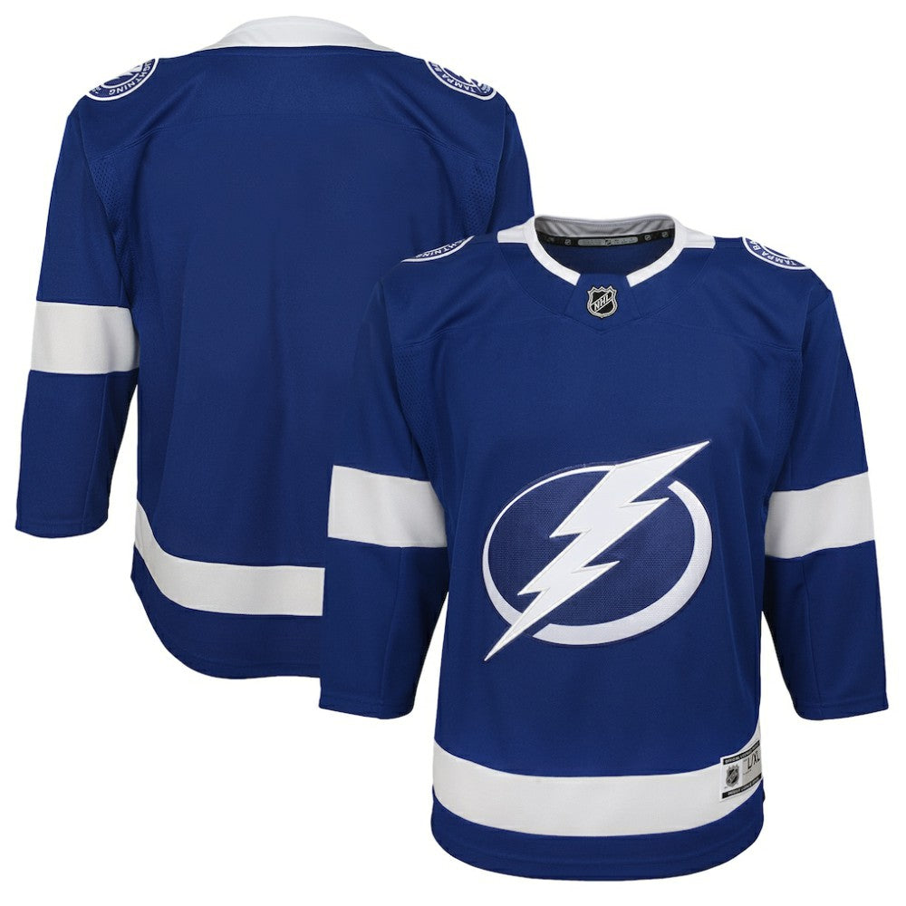NHL Tampa Bay Lightning Youth Home Blank Premier Jersey - Blue