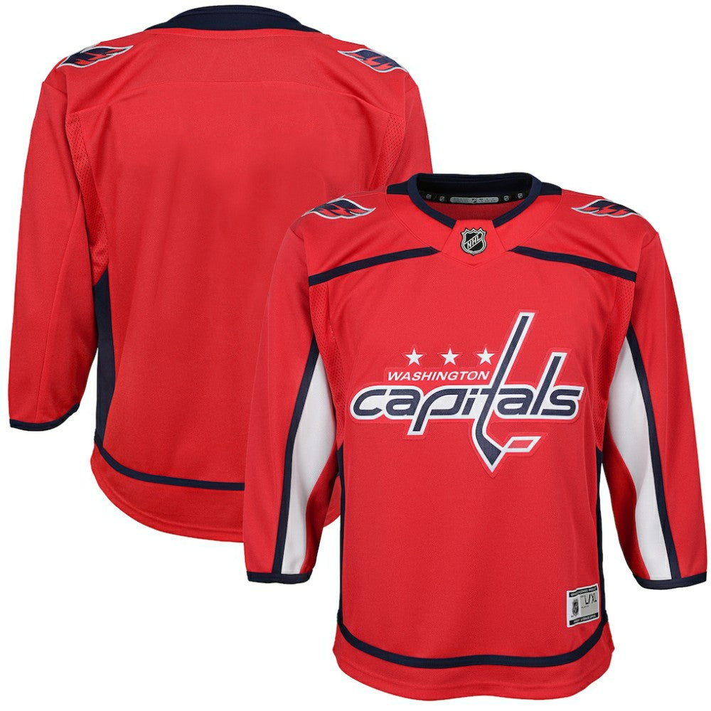 NHL Washington Capitals Youth Home Blank Premier Jersey - Red