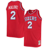 Moses Malone Philadelphia 76ers 1982/83 Big & Tall Hardwood Classics Swingman Jersey Red