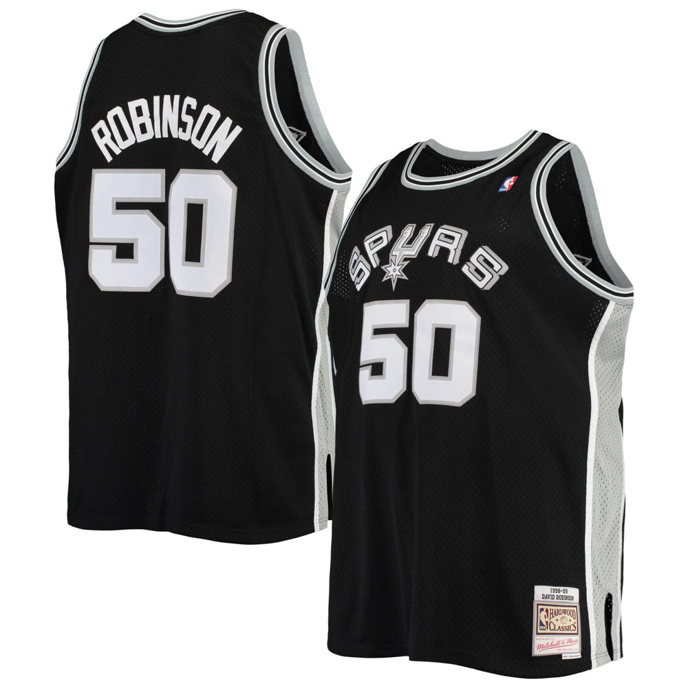 NBA David Robinson San Antonio Spurs 1998/99 Big & Tall Hardwood Classics Swingman Jersey - Black