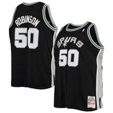 David Robinson San Antonio Spurs 1998/99 Big & Tall Hardwood Classics Swingman Jersey Black