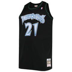 NBA Kevin Garnett Minnesota Timberwolves 1997/98 Big & Tall Hardwood Classics Swingman Jersey - Black
