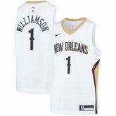NBA Zion Williamson New Orleans Pelicans Youth Swingman Player Jersey - Association Edition - White