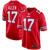 NFL Josh Allen Buffalo Bills Alternate Game Player Jersey - Red