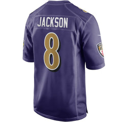 NFL Lamar Jackson Baltimore Ravens Alternate Game Jersey - Purple