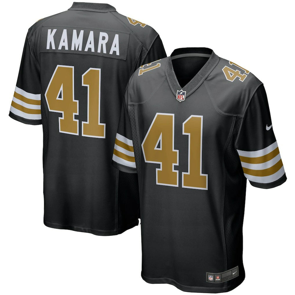 NFL Alvin Kamara New Orleans Saints Alternate Game Jersey - Black