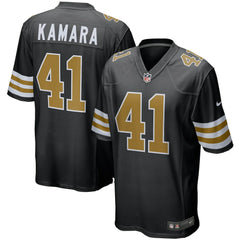 NFL Alvin Kamara New Orleans Saints Alternate Game Jersey - Black