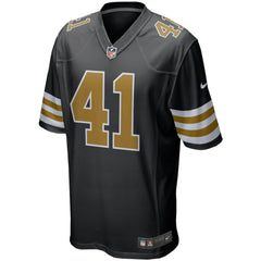 NFL Alvin Kamara New Orleans Saints Alternate Game Jersey - Black
