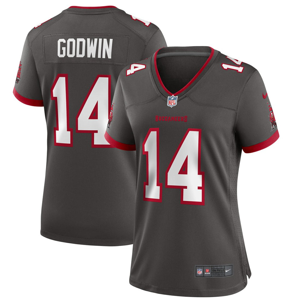 NFL Chris Godwin Tampa Bay Buccaneers Women's Alternate Game Jersey - Pewter