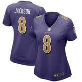 Lamar Jackson Baltimore Ravens Women's Alternate Game Player Jersey Purple