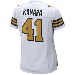 NFL Alvin Kamara New Orleans Saints Women's Alternate Game Player Jersey - White