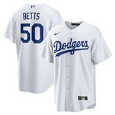 MLB Mookie Betts Los Angeles Dodgers Nike Home Replica Player Name Jersey - White