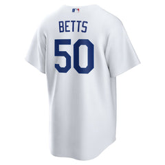 MLB Mookie Betts Los Angeles Dodgers Nike Home Replica Player Name Jersey - White