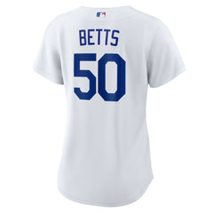 MLB Mookie Betts Los Angeles Dodgers Nike Women's Home Replica Player Jersey - White