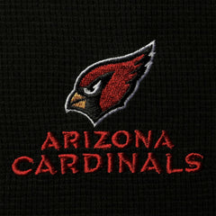 Arizona Cardinals Dunbrooke Logo Maverick Thermal Henley Long Sleeve T-Shirt Black