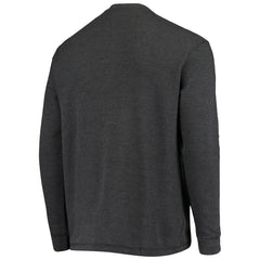 Miami Dolphins Dunbrooke Logo Maverick Thermal Henley Long Sleeve T-Shirt Charcoal