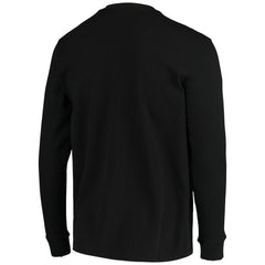 Las Vegas Raiders Dunbrooke Logo Maverick Thermal Henley Long Sleeve T-Shirt Black