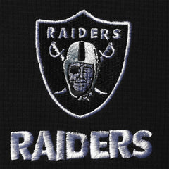 Las Vegas Raiders Dunbrooke Logo Maverick Thermal Henley Long Sleeve T-Shirt Black