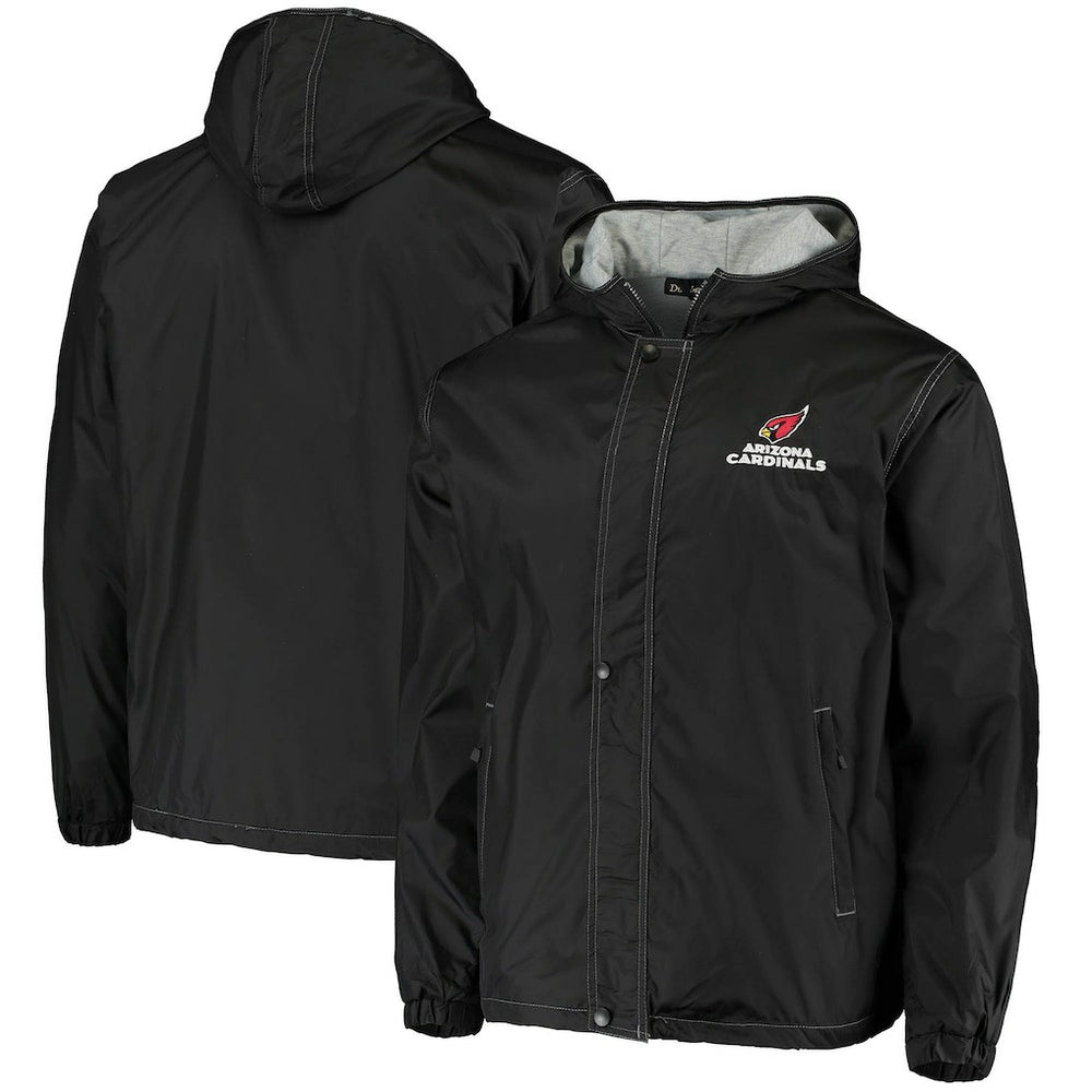 Arizona Cardinals Dunbrooke Logo Legacy Stadium Full-Zip Jacket- Black