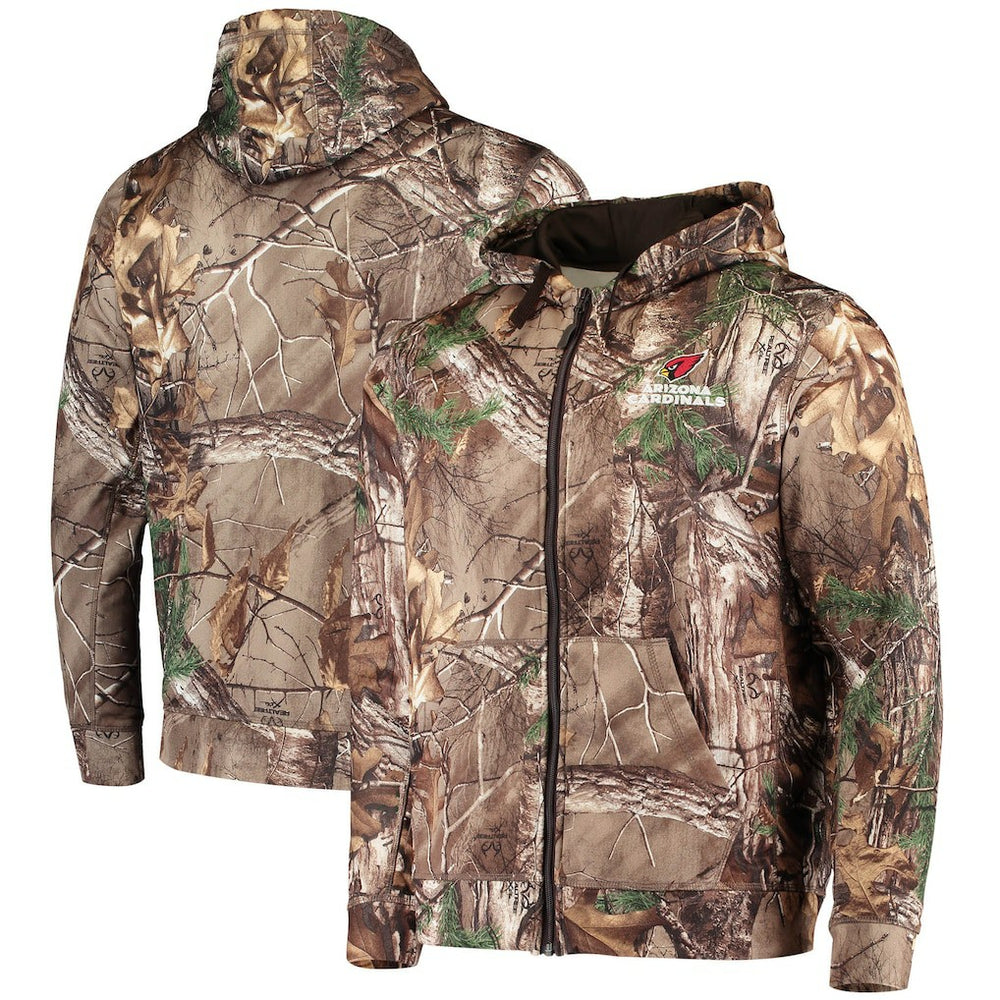 Arizona Cardinals Dunbrooke Trophy Tech Fleece Full-Zip Hoodie Realtree Camo