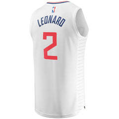 NBA Kawhi Leonard LA Clippers Youth 2020/21 Fast Break Player Jersey - White - Association Edition