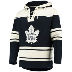 NHL Auston Matthews Toronto Maple Leafs '47 Player Name & Number Lacer Pullover Hoodie - Blue