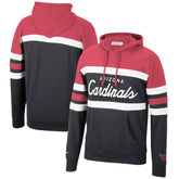 Arizona Cardinals Head Coach Pullover Hoodie Cardinal/Black