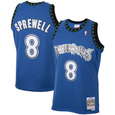 NBA Latrell Sprewell Minnesota Timberwolves 2003/04 Hardwood Classics Swingman Jersey - Blue