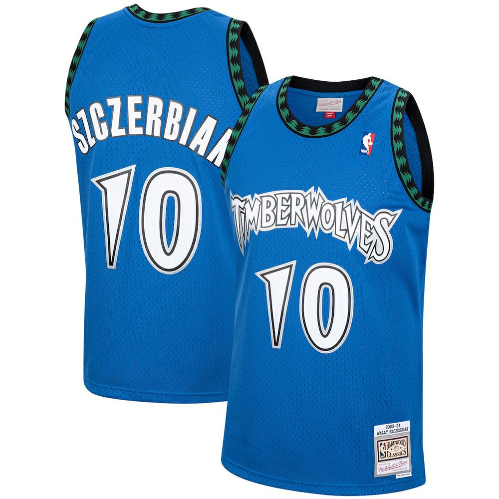 NBA Wally Szczerbiak Minnesota Timberwolves 2003/04 Hardwood Classics Swingman Jersey - Blue