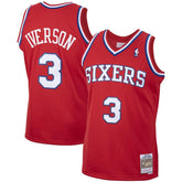 Allen Iverson Philadelphia 76ers 2002/03 Hardwood Classics Swingman Jersey Red
