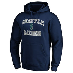 Seattle Mariners Heart & Soul Pullover Hoodie - Navy Hoodies