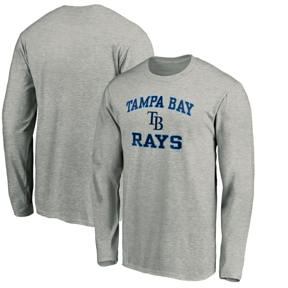 Tampa Bay Rays Team Heart & Soul Long Sleeve T-Shirt - Heathered Gray T-shirts