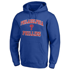 Philadelphia Phillies Fanatics MTO Label Heart & Soul Pullover Hoodie - Royal Hoodies