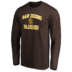 San Diego Padres Team Heart & Soul Long Sleeve T-Shirt - Brown T-shirts