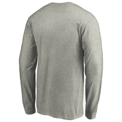 Los Angeles Angels Official Team Logo Long Sleeve T-Shirt - Heather Gray T-shirts