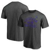 Colorado Rockies Iconic Primary Pill T-Shirt - Charcoal T-shirts