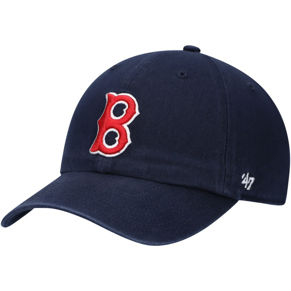 Boston Red Sox '47 1946 Logo Cooperstown Collection Clean Up Adjustable Hat - Navy Hats