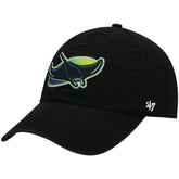 Tampa Bay Rays '47 2000 Logo Cooperstown Collection Clean Up Adjustable Hat - Black Hats