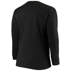 Jacksonville Jaguars Big & Tall Color Pop Long Sleeve T-Shirt Black