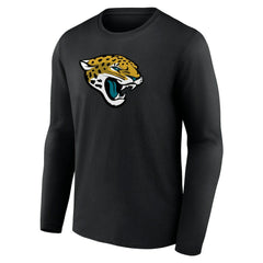 Jacksonville Jaguars Primary Team Logo Long Sleeve T-Shirt Black