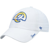 Los Angeles Rams '47 Women's Miata Clean Up Logo Adjustable Hat White