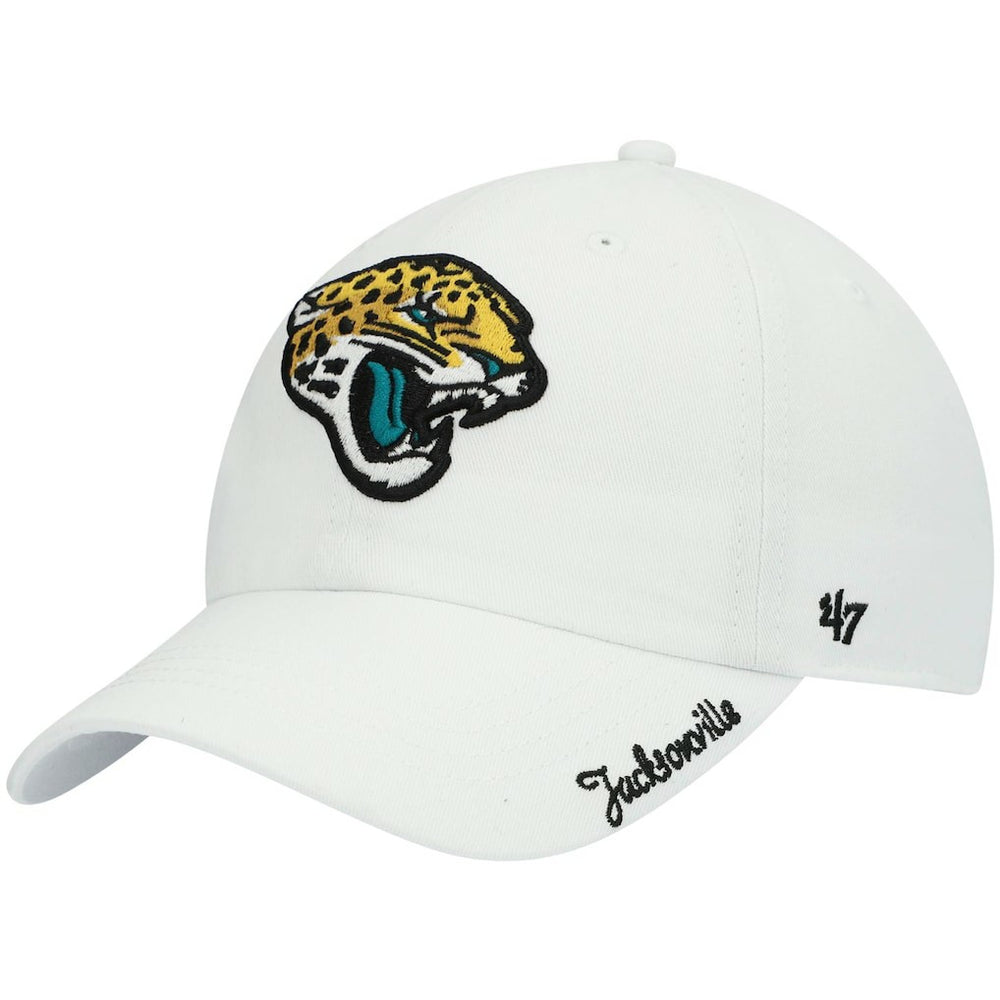 Jacksonville Jaguars '47 Women's Miata Clean Up Logo Adjustable Hat White