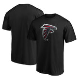 Atlanta Falcons Midnight Mascot Team Logo T-Shirt Black