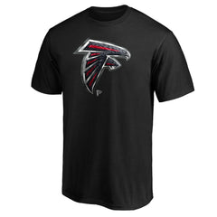 Atlanta Falcons Midnight Mascot Team Logo T-Shirt Black