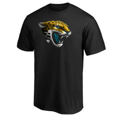 Jacksonville Jaguars Midnight Mascot Team Logo T-Shirt Black