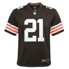 NFL Denzel Ward Cleveland Browns Youth Game Jersey - Brown